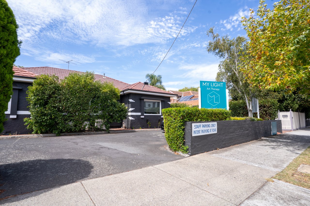 The My Light Art Therapy studio on Hawthorn Road, Caulfield South